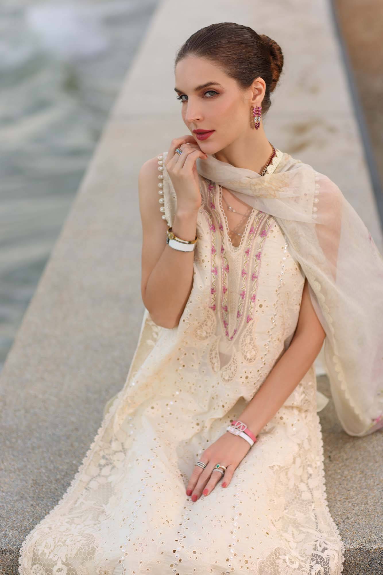 Noor by Saadia Asad | Eid Luxury Laserkari 25 | D3-A by Maria Faisal - Registered Vendor of : Noor by Saadia Asad - type : Ladies Clothes - 100% original wedding dresses