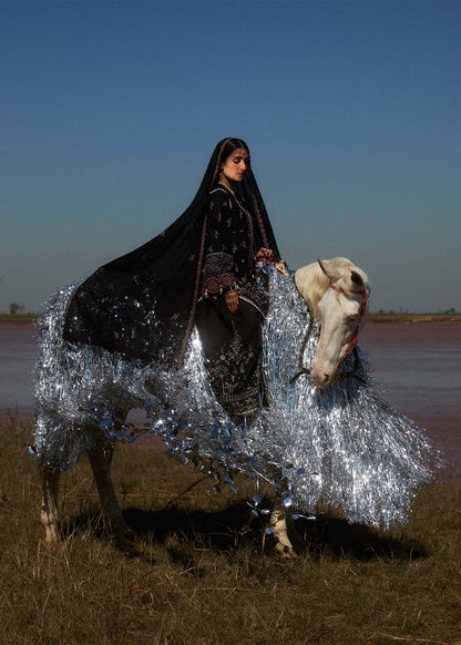 Hussain Rehar | Surkh Eid Pret’25 | Siyah by Maria Faisal - Registered Vendor of : Hussain Rehar - type : Ladies Clothes - 100% original wedding dresses