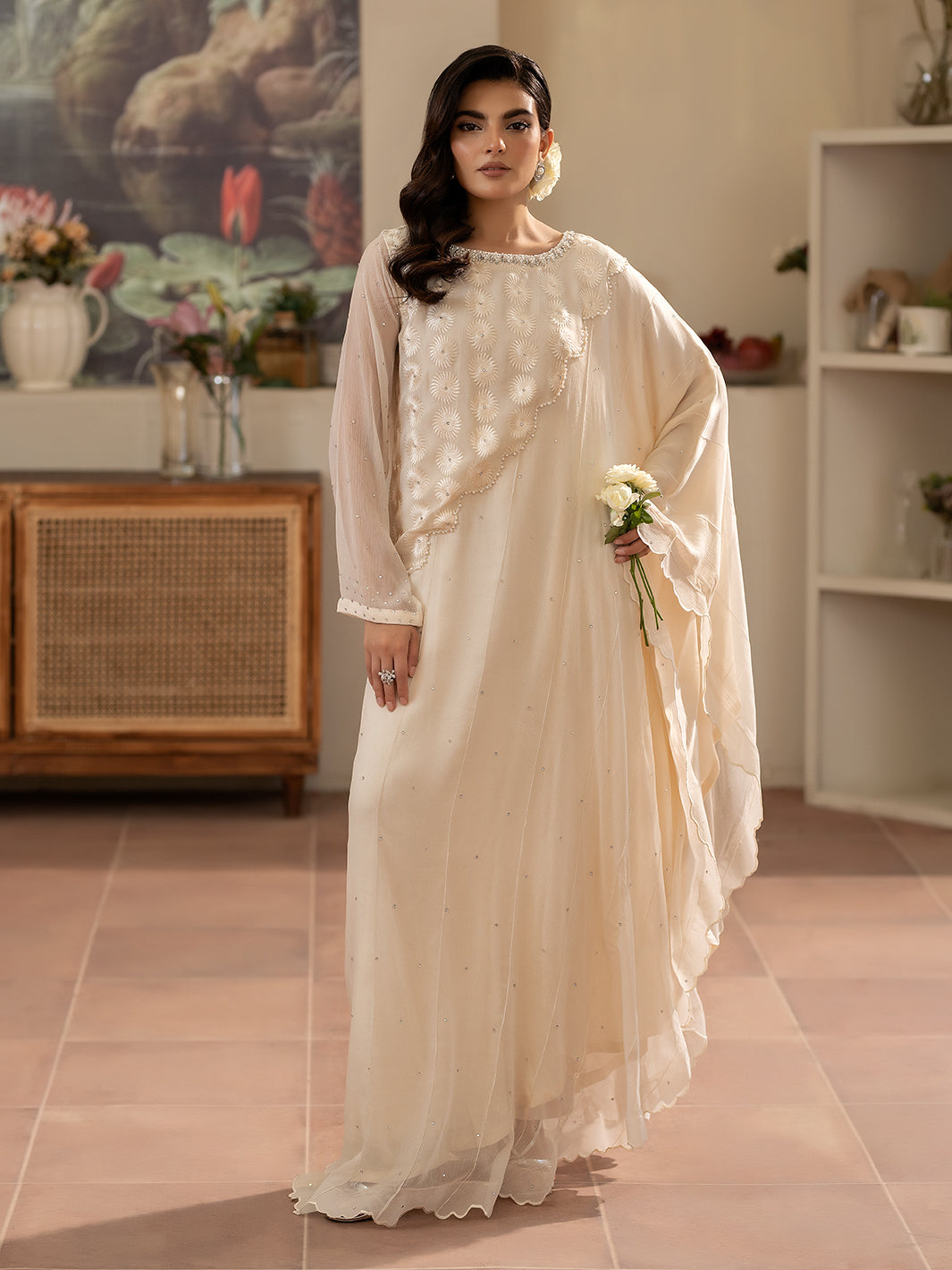 Ain | Abre Zareen Formals | ABR-10 - Formal Dress - available at Maria Faisal in UK and USA.