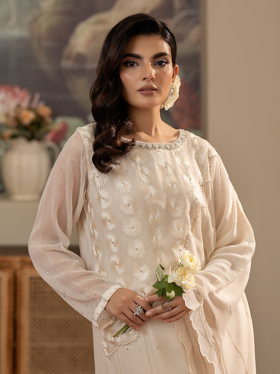 Ain | Abre Zareen Formals | ABR-10 - Formal Dress - available at Maria Faisal in UK and USA.