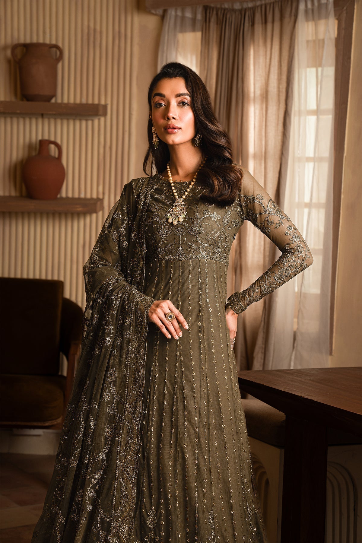 Zarif | Emirah Formals | ZEF 07 JAZAB - Ladies Clothes - Maria Faisal