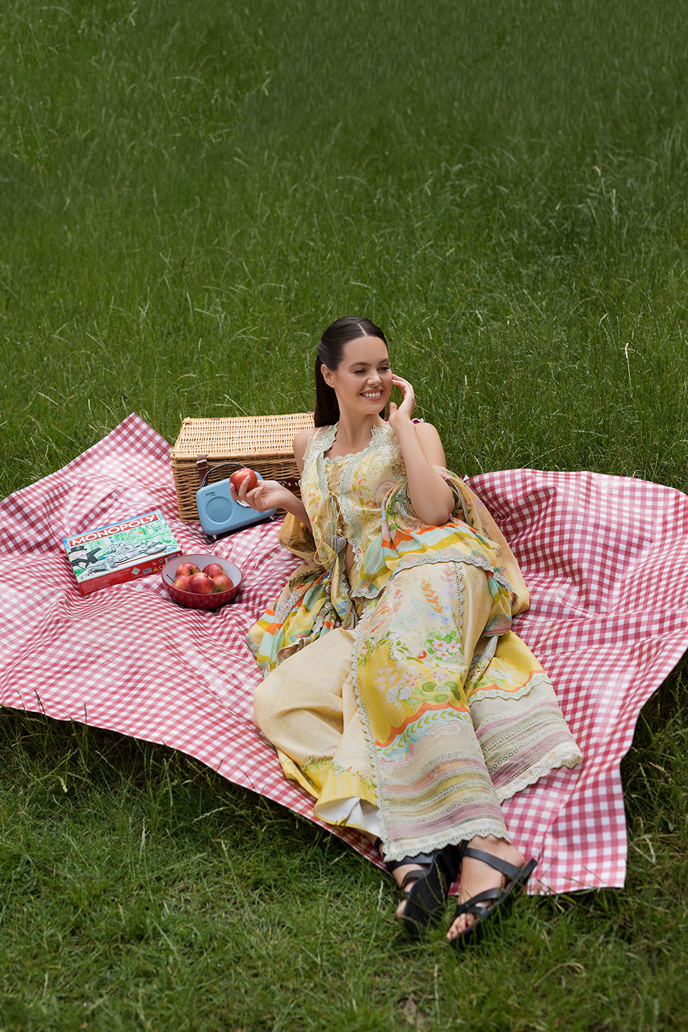 Sobia Nazir | Prints 26 | 7A - Luxury Dress - available at Maria Faisal in UK and USA.