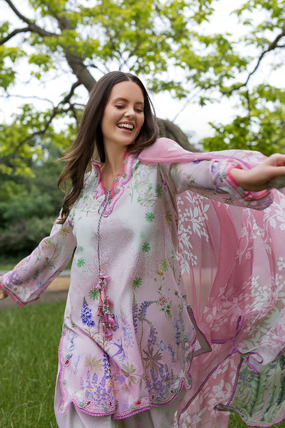 Sobia Nazir | Prints 26 | 5A - Luxury Dress - available at Maria Faisal in UK and USA.