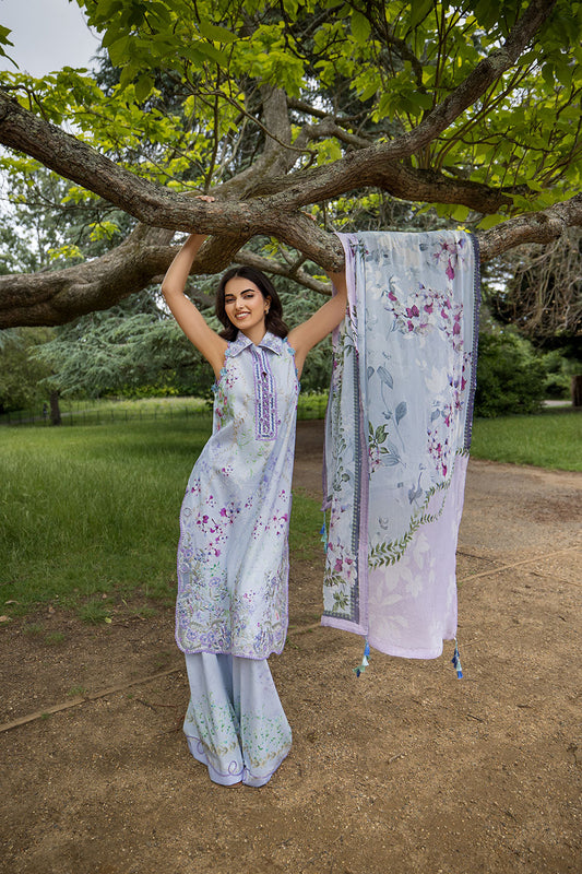 Sobia Nazir | Prints 26 | 3B - Luxury Dress - available at Maria Faisal in UK and USA.
