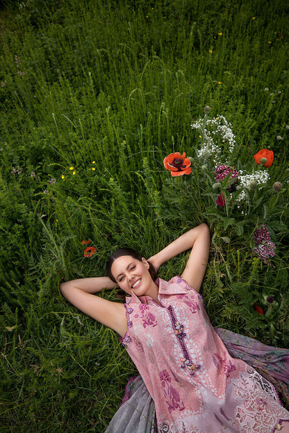 Sobia Nazir | Prints 26 |2B - Luxury Dress - available at Maria Faisal in UK and USA.