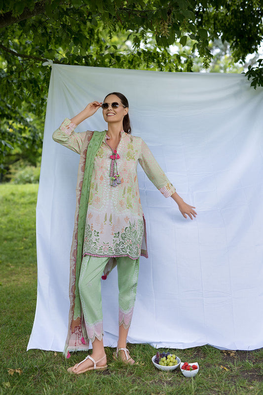 Sobia Nazir | Prints 26 | 2A - Luxury Dress - available at Maria Faisal in UK and USA.