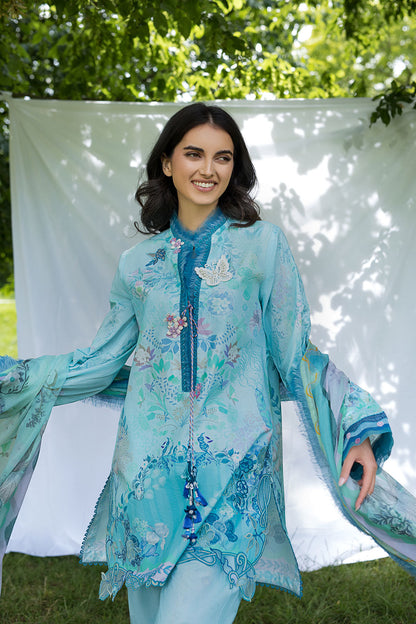 Sobia Nazir | Prints 26 | 7B - Luxury Dress - available at Maria Faisal in UK and USA.