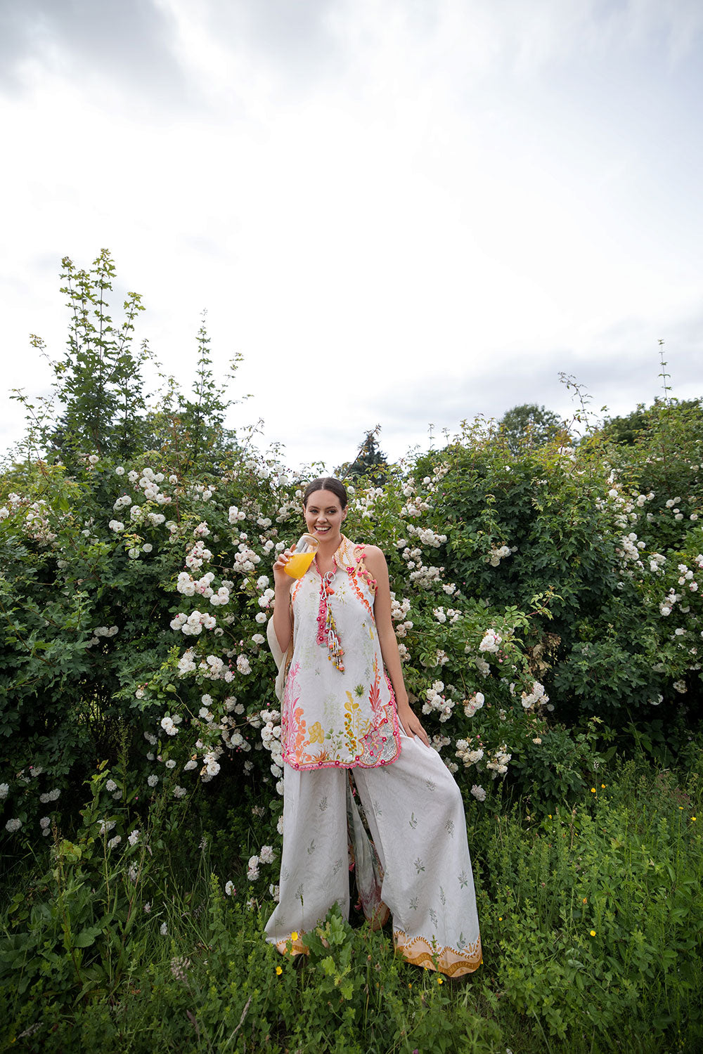 Sobia Nazir | Prints 26 |  4A - Luxury Dress - available at Maria Faisal in UK and USA.