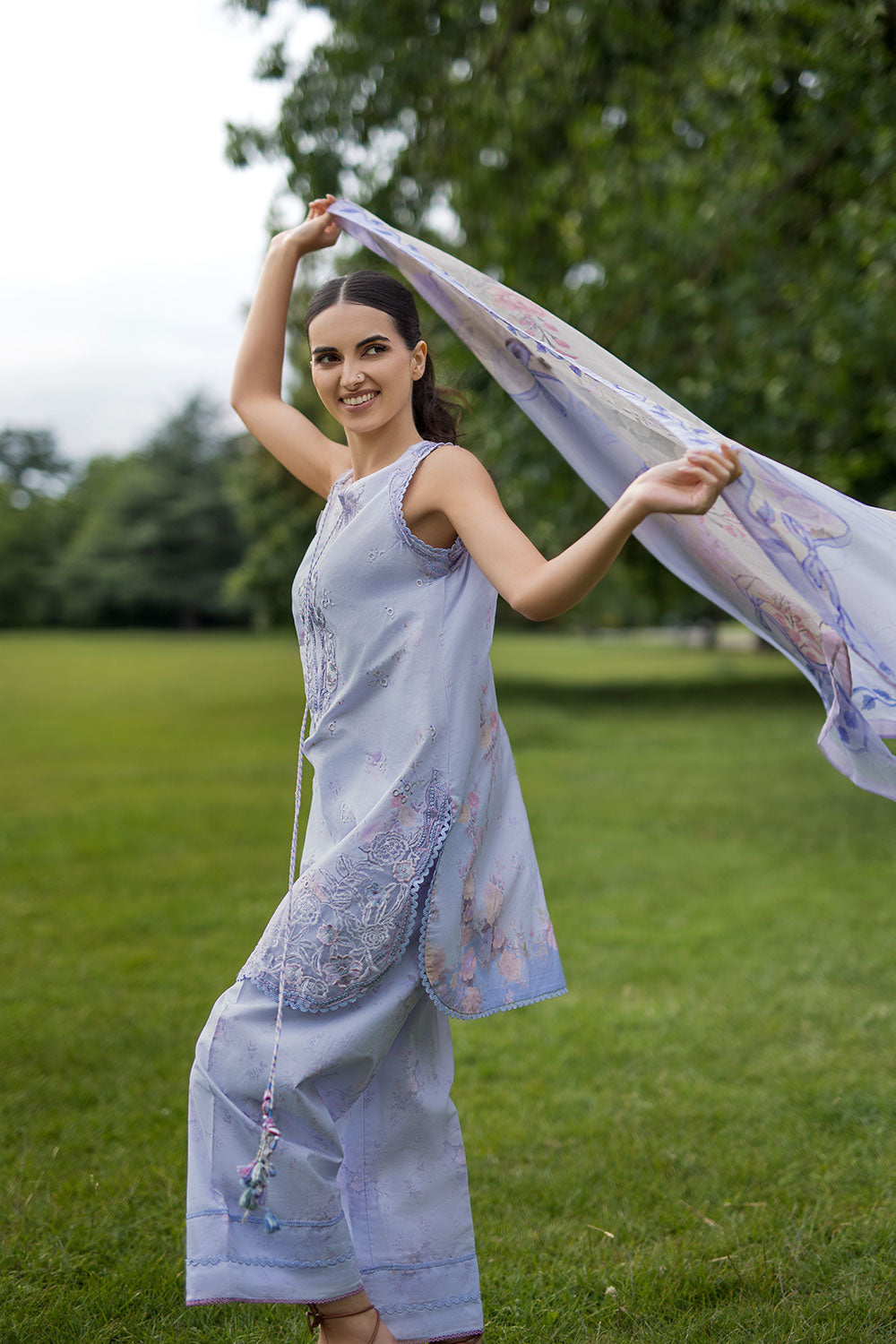 Sobia Nazir | Prints 26 |  6A - Luxury Dress - available at Maria Faisal in UK and USA.