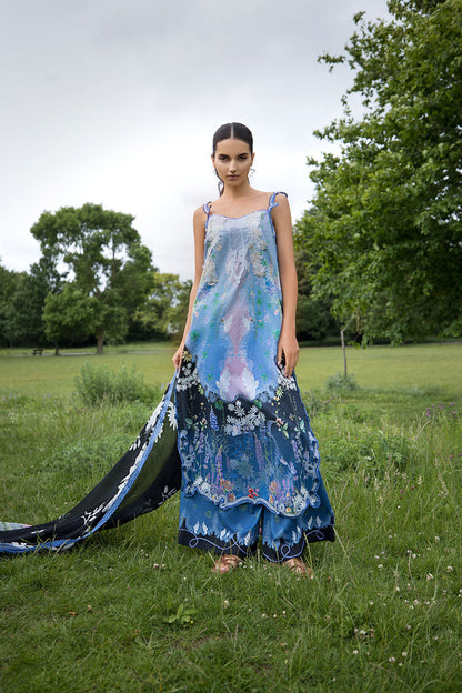 Sobia Nazir | Prints 26 | 5B - Luxury Dress - available at Maria Faisal in UK and USA.