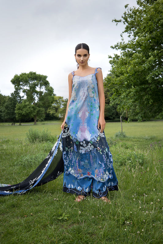 Sobia Nazir | Prints 26 | 5B - Luxury Dress - available at Maria Faisal in UK and USA.