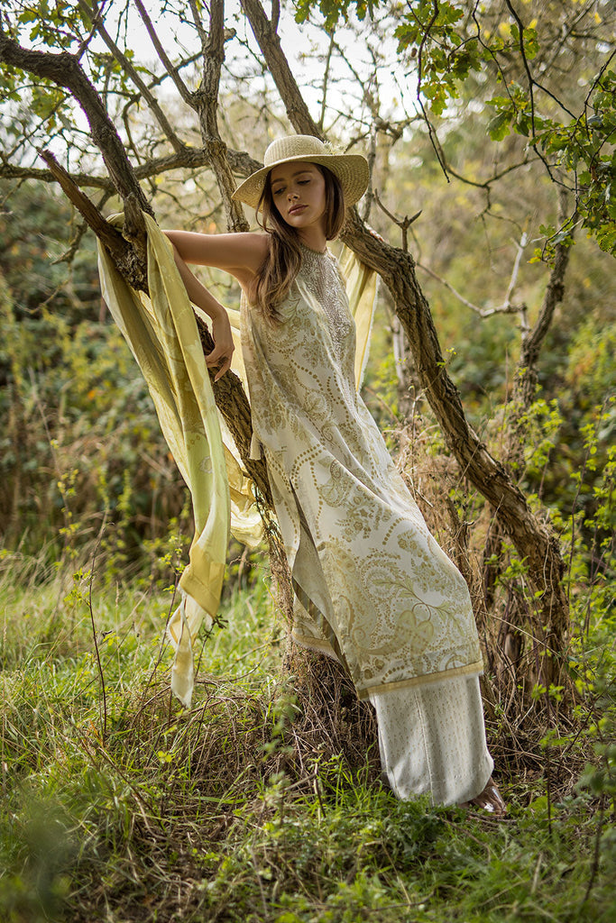 Sobia Nazir | Silk Satin 25 | ST25-06 - Formal Dress - available at Maria Faisal in UK and USA.