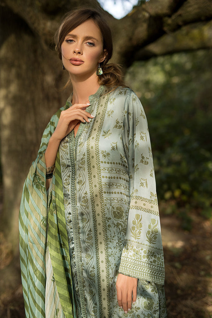 Sobia Nazir | Silk Satin 25 | ST25-02 - Formal Dress - available at Maria Faisal in UK and USA.