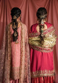 Aik Atelier Wedding Festive 23 LOOK 02 – Pink Designer Dress with intricate embroidery and embellishments. Shop wedding dresses at Maria Faisal.