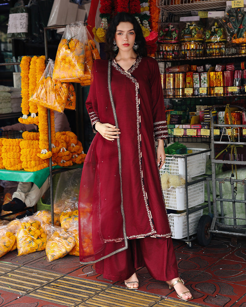 Ain | Prestige Festive Edit | AN-142 F - Ladies Clothes - Maria Faisal