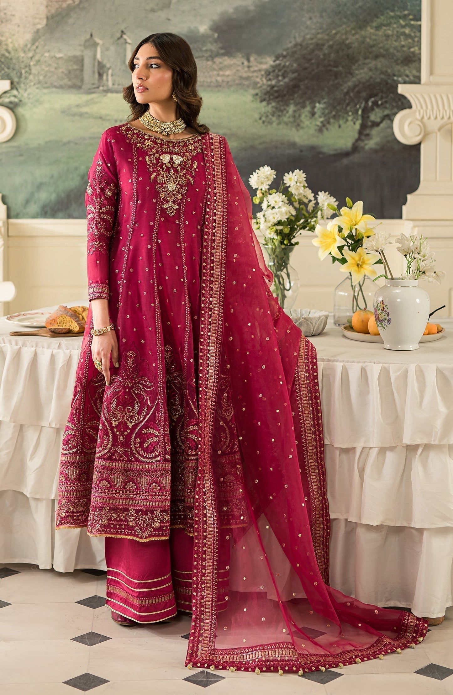 Emaan Adeel | Suave Luxury Formals 24 | SALVIA - Wedding Dress - Maria Faisal