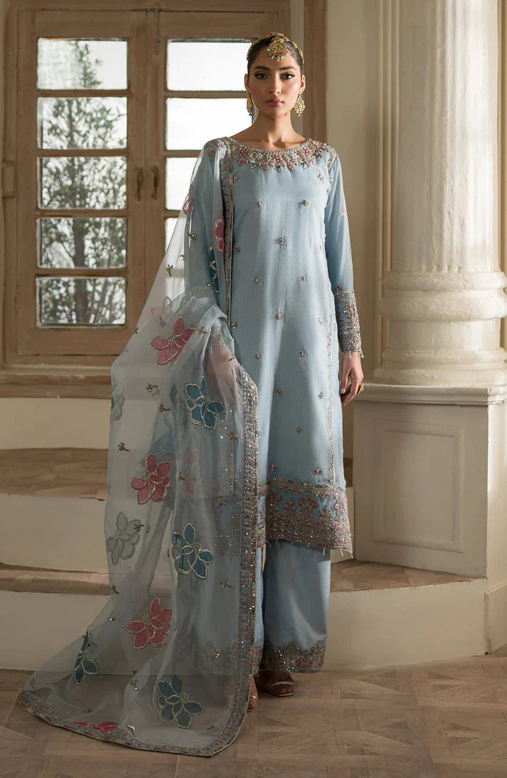 Emaan Adeel | Luxury Formals | Esra - Formal Dress - available at Maria Faisal in UK and USA.