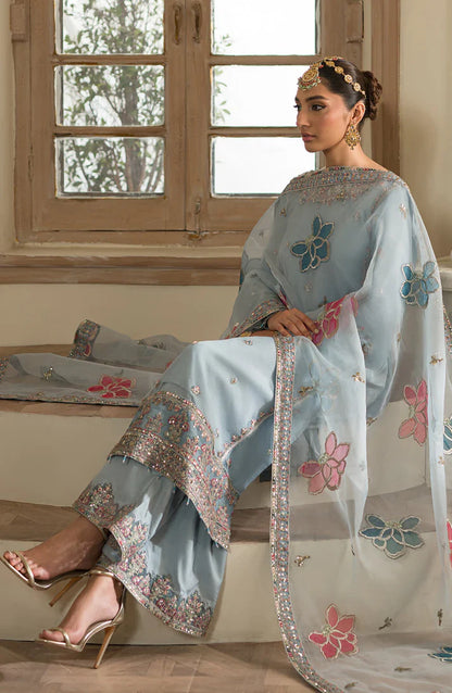 Emaan Adeel | Luxury Formals | Esra - Formal Dress - available at Maria Faisal in UK and USA.