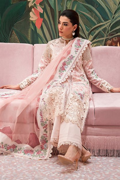 Afrozeh | The Painted Garden Lawn 24 | Daisy Dream - Designer Dress with Intricate embroidery and embellishments. Shop elegent wedding dress at Maria Faisal.
