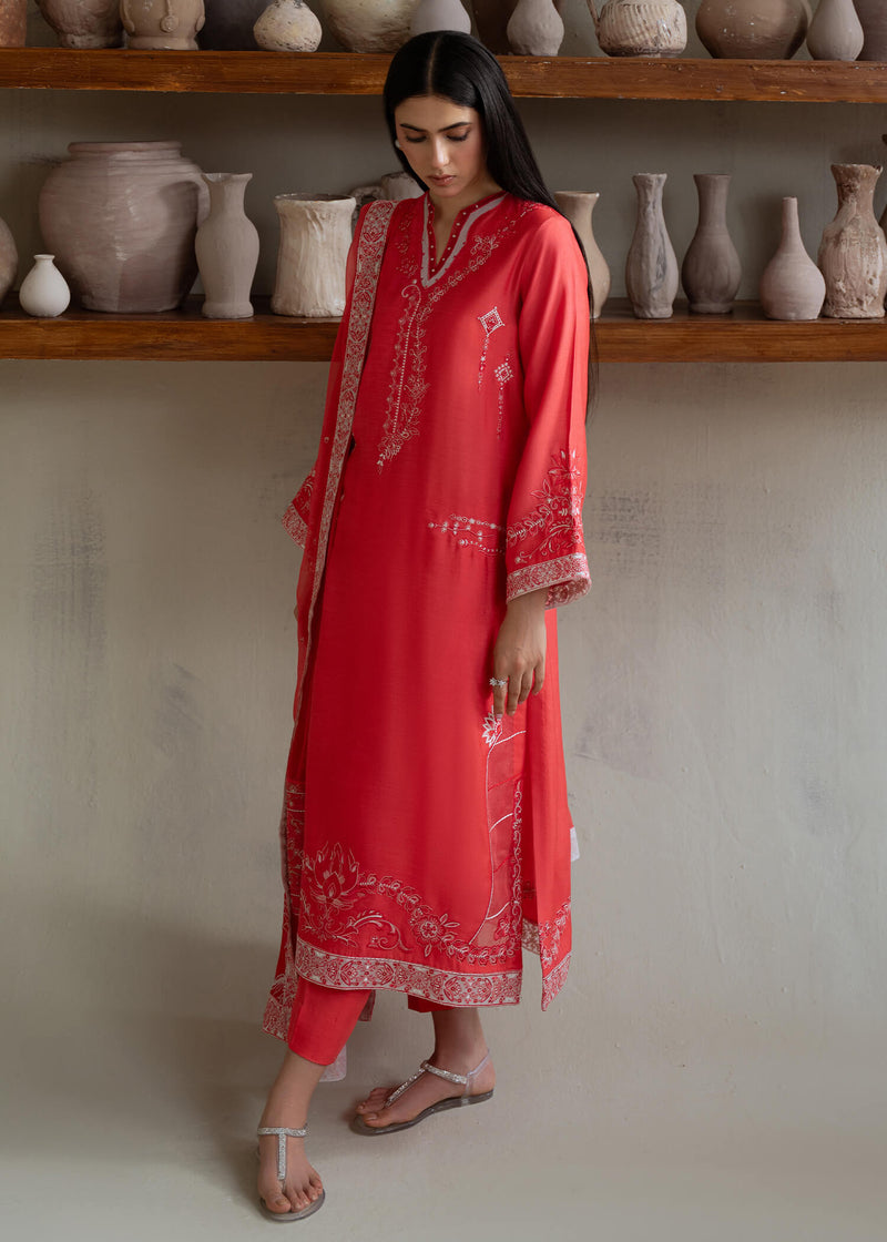 Jeem | Summer 25 RTW | NOVA CORAL - Ladies Clothes - Maria Faisal