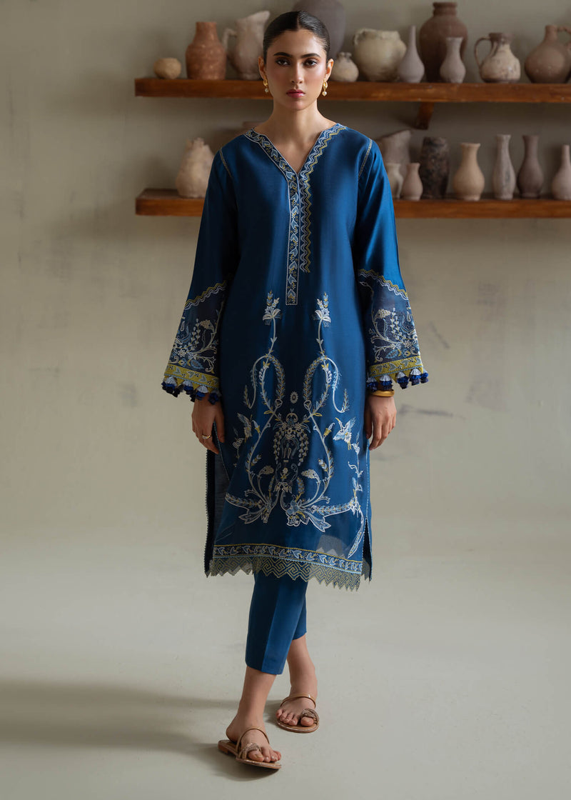 Jeem | Summer 25 RTW | ANZA BLUE - Ladies Clothes - Maria Faisal