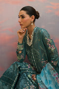 Afrozeh | The Painted Garden Lawn 24 | Stellar Sage - Designer Dress with Intricate embroidery and embellishments. Shop elegent wedding dress at Maria Faisal.
