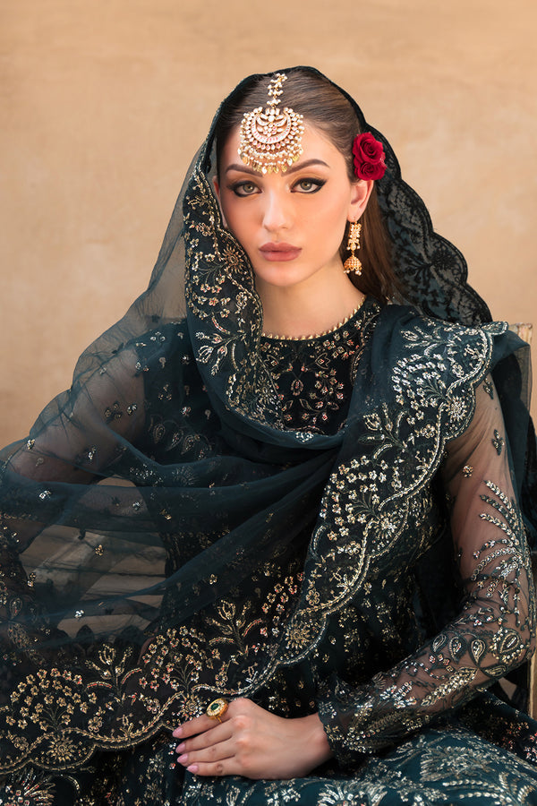 Ayzel | Pehli Nazar Wedding Formals | FARIDA - Designer Dress with Intricate embroidery and embellishments. Shop elegent wedding dress at Maria Faisal.