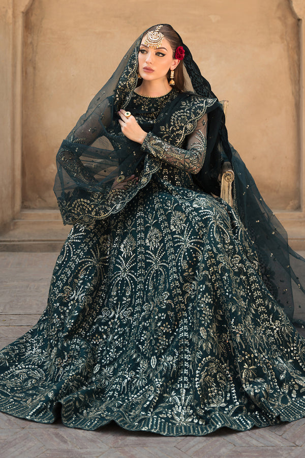 Ayzel | Pehli Nazar Wedding Formals | FARIDA - Designer Dress with Intricate embroidery and embellishments. Shop elegent wedding dress at Maria Faisal.