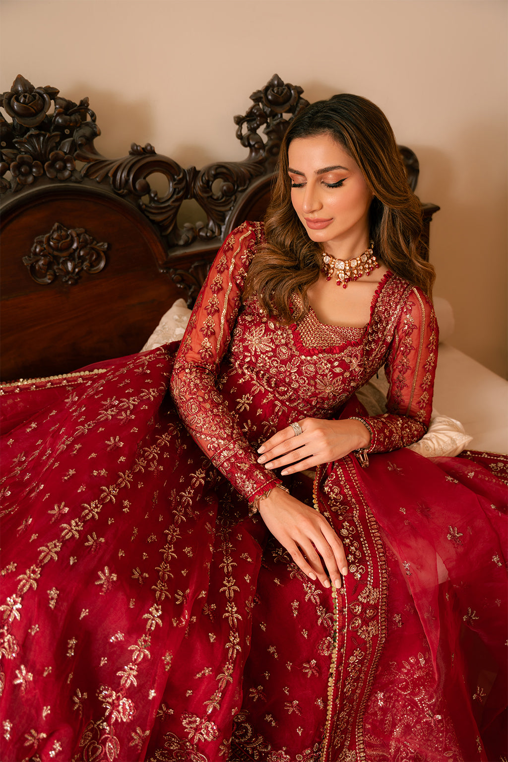Ayzel | Solene Wedding Formals | Rose - Ladies Clothes - Maria Faisal