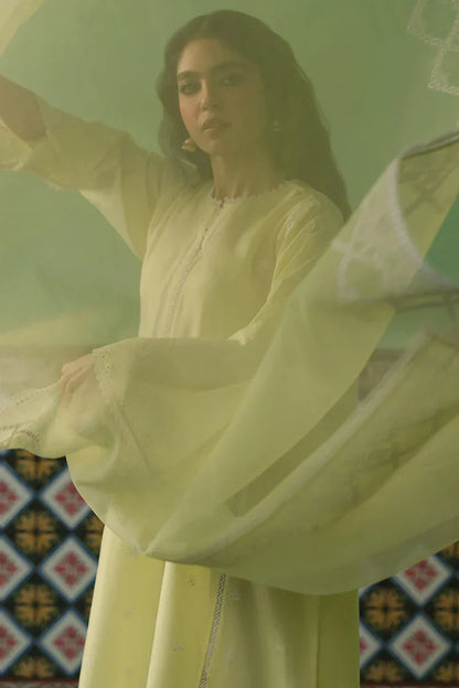 Cross Stitch | Chikankari Lawn | DAFFODIL BLANE - Ladies Clothes - Maria Faisal