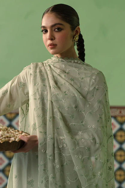Cross Stitch | Chikankari Lawn | ICY MINT - Ladies Clothes - Maria Faisal