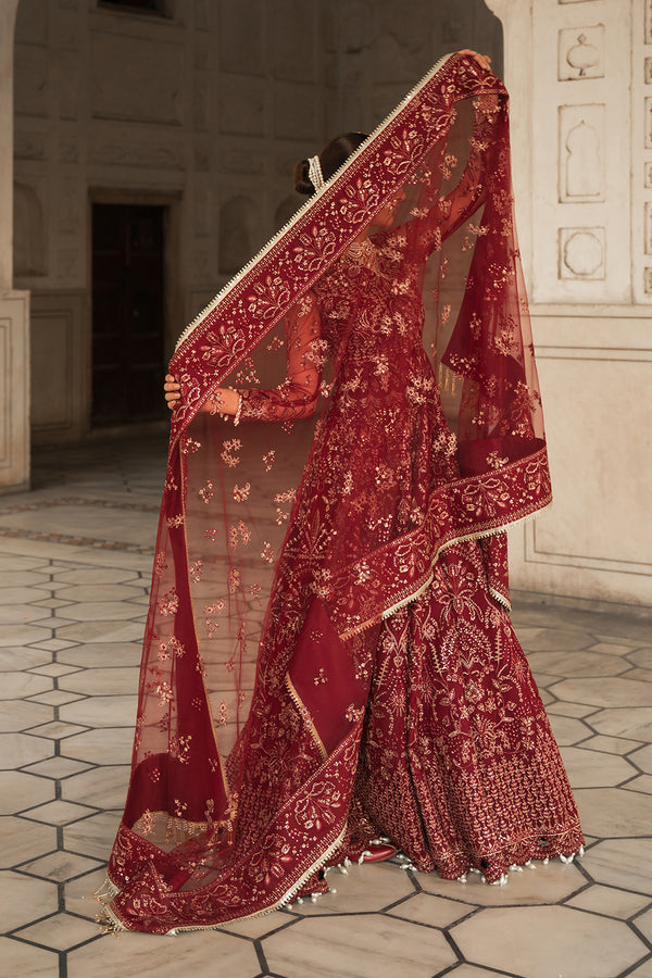 Ayzel | Pehli Nazar Wedding Formals | ZULEKHA - Designer Dress with Intricate embroidery and embellishments. Shop elegent wedding dress at Maria Faisal.