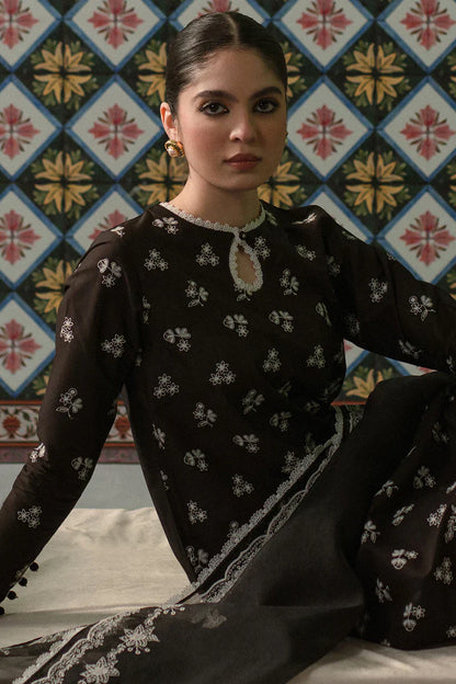 Cross Stitch | Chikankari Lawn | DUSKY SABLE - Ladies Clothes - Maria Faisal