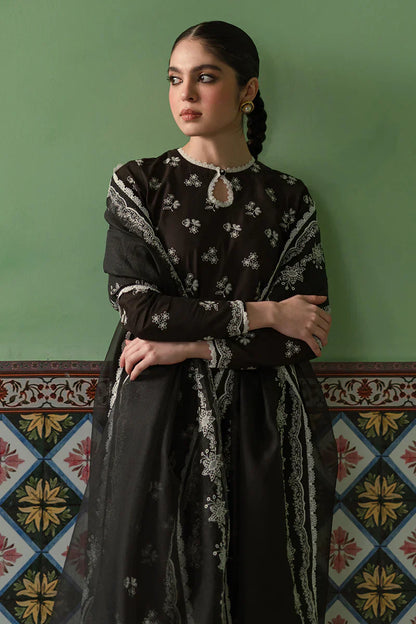 Cross Stitch | Chikankari Lawn | DUSKY SABLE - Ladies Clothes - Maria Faisal