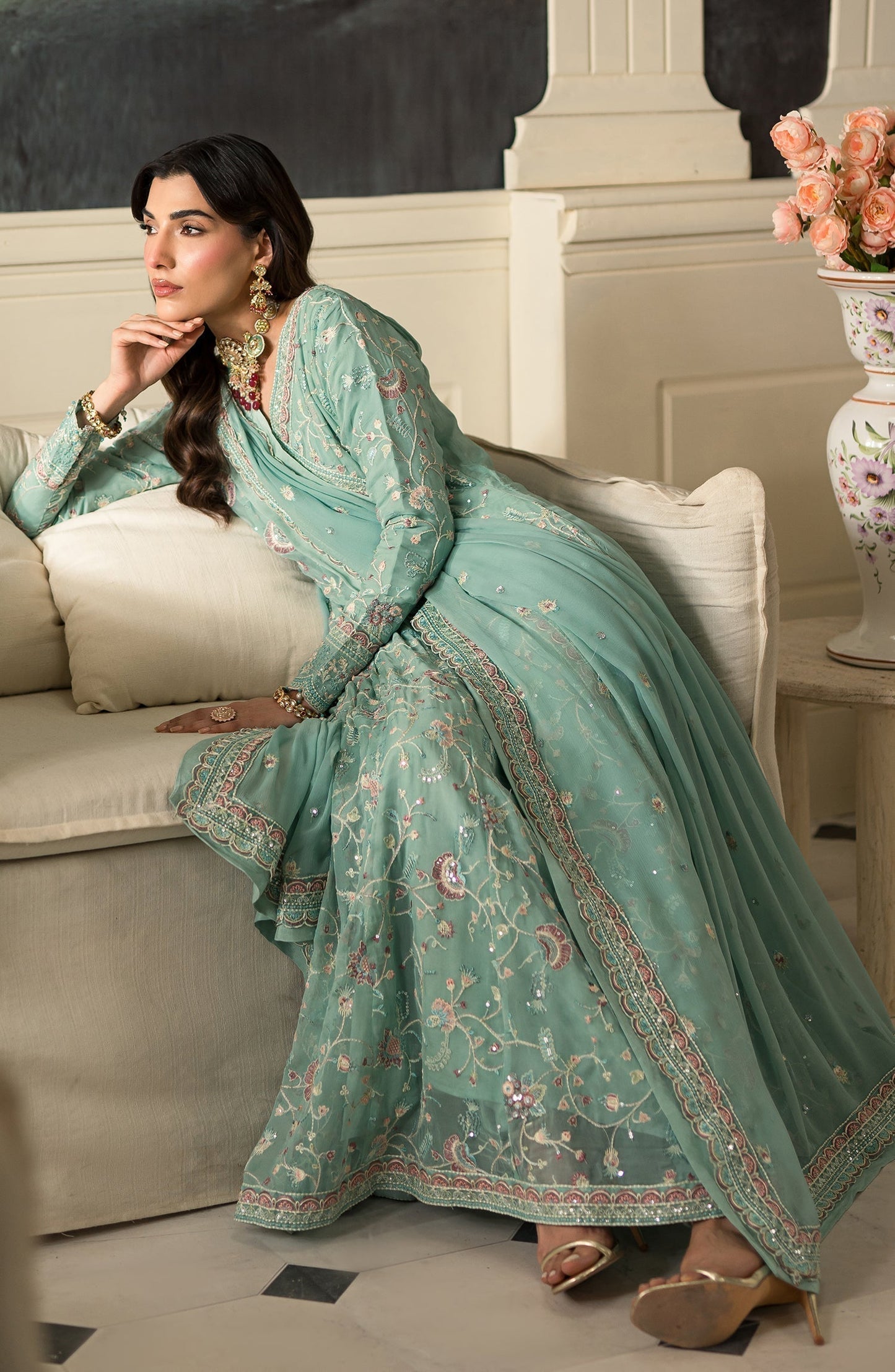 Emaan Adeel | Suave Luxury Formals 24 | AZLIN - Wedding Dress - Maria Faisal