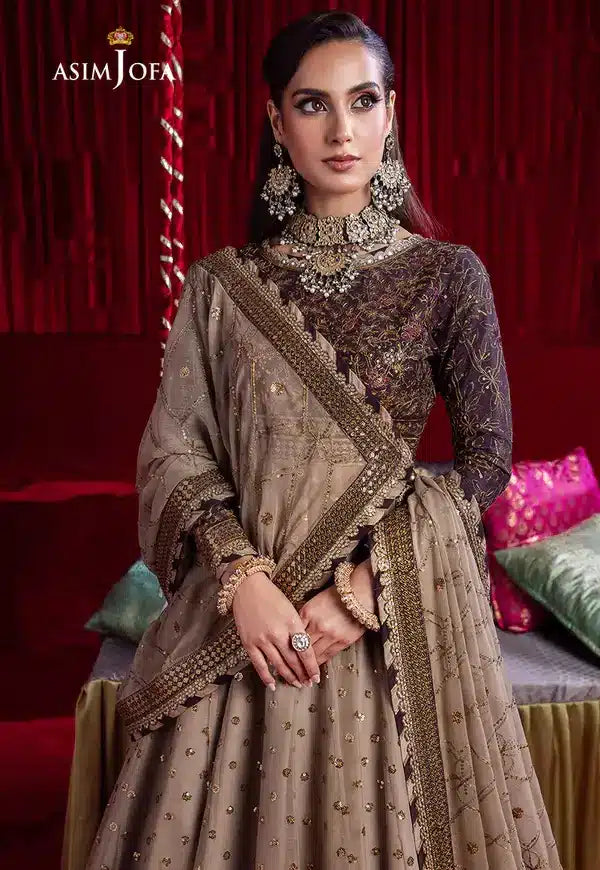 Asim Jofa | Bekhudi Luxury Chiffon 23 | AJBK-05 - Bridal 