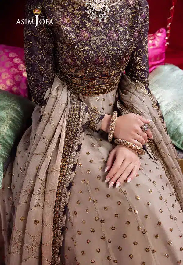 Asim Jofa | Bekhudi Luxury Chiffon 23 | AJBK-05 - Bridal 