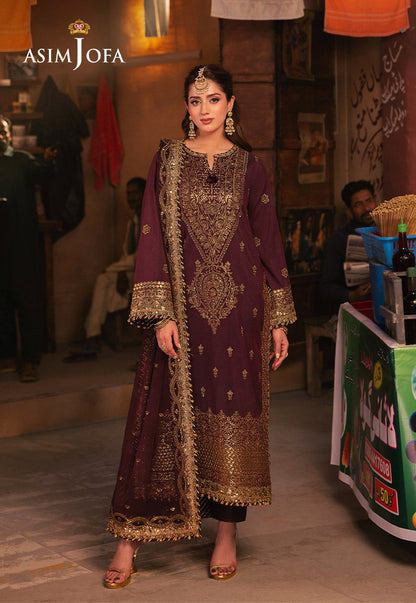 Asim Jofa | Chamkeli Formals 24 | AJKK-01 - Designer Dress - Maria Faisal
