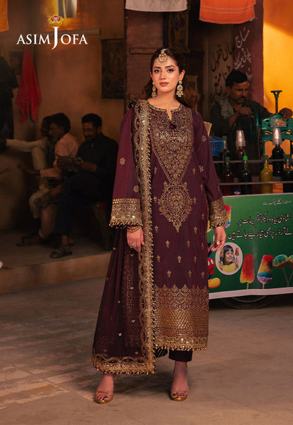 Asim Jofa | Chamkeli Formals 24 | AJKK-01 - Designer Dress - Maria Faisal