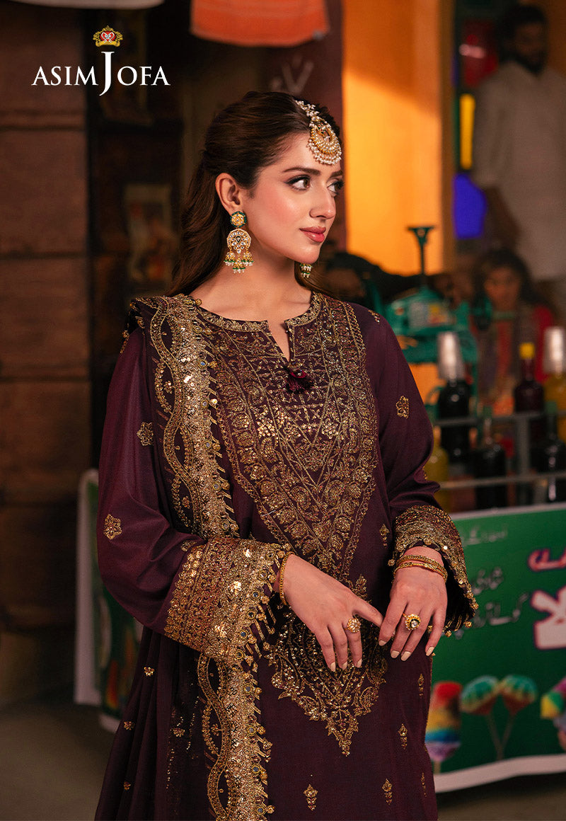 Asim Jofa | Chamkeli Formals 24 | AJKK-01 - Designer Dress - Maria Faisal