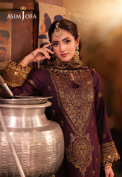 Asim Jofa | Chamkeli Formals 24 | AJKK-01 - Designer Dress - Maria Faisal