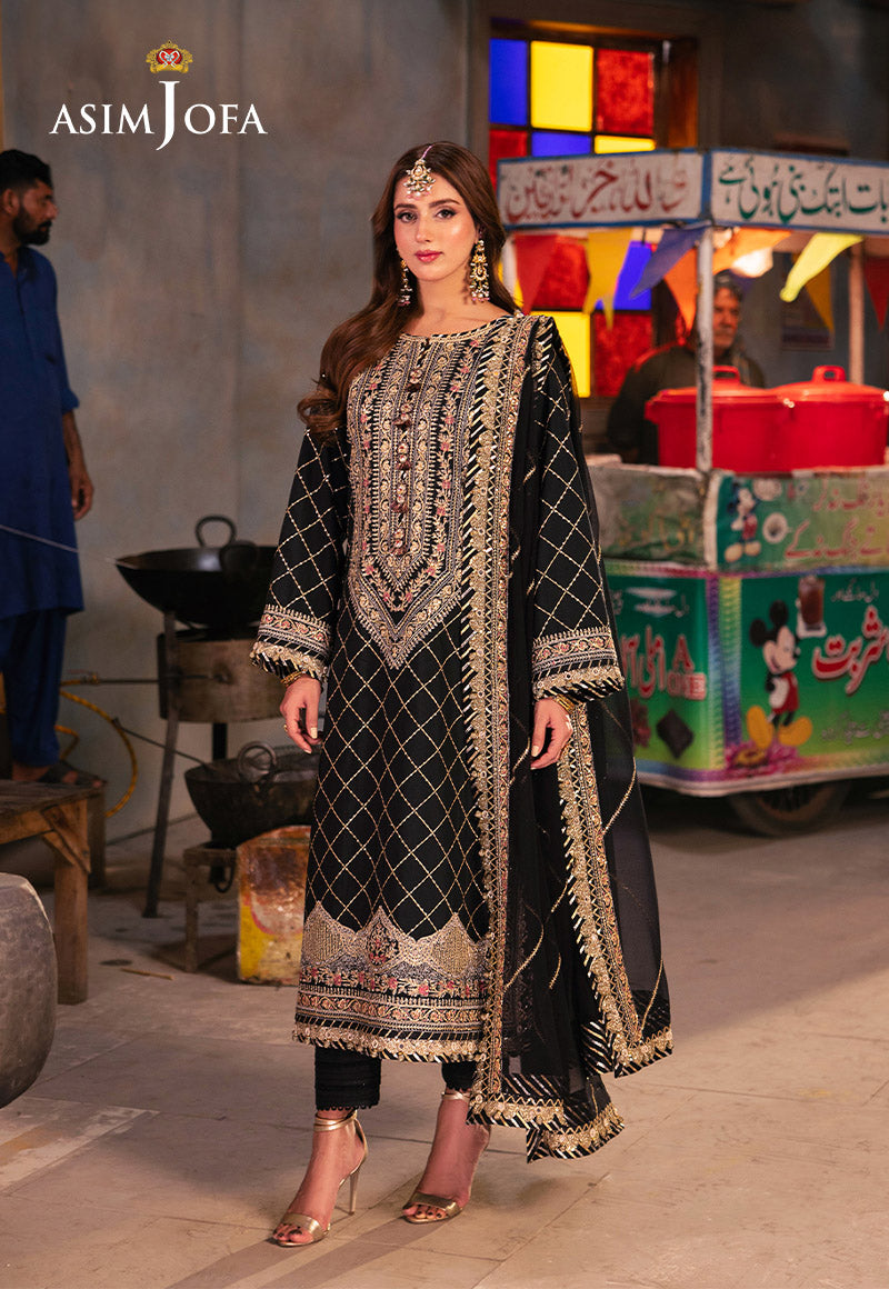 Asim Jofa | Chamkeli Formals 24 | AJKK-02 - Designer Dress - Maria Faisal