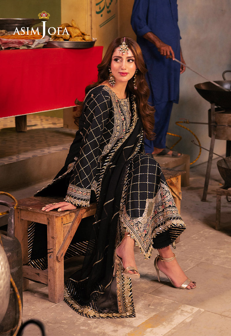 Asim Jofa | Chamkeli Formals 24 | AJKK-02 - Designer Dress - Maria Faisal