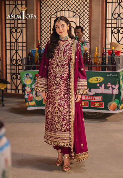 Asim Jofa | Chamkeli Formals 24 | AJKK-03 - Designer Dress - Maria Faisal