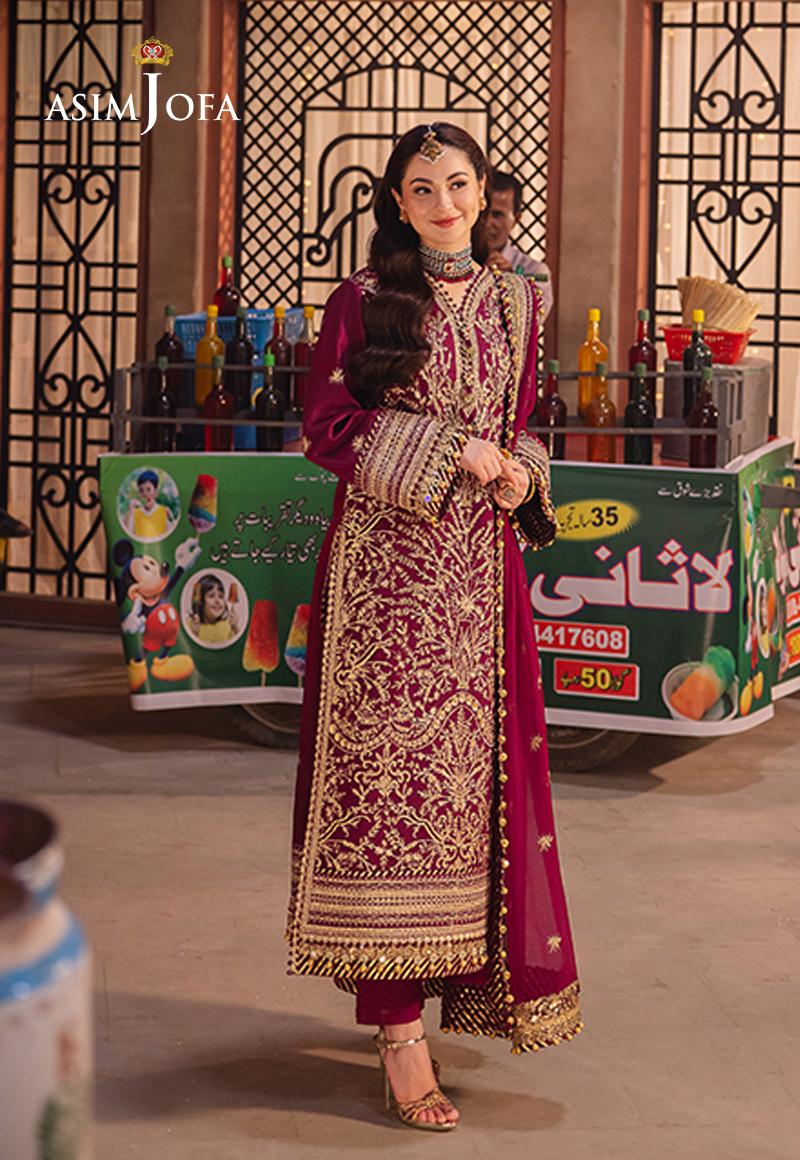 Asim Jofa | Chamkeli Formals 24 | AJKK-03 - Designer Dress - Maria Faisal