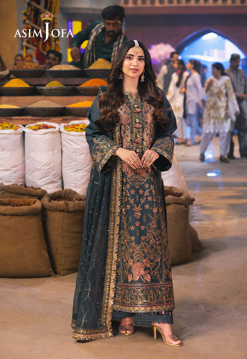 Asim Jofa | Chamkeli Formals 24 | AJKK-09 - Designer Dress - Maria Faisal
