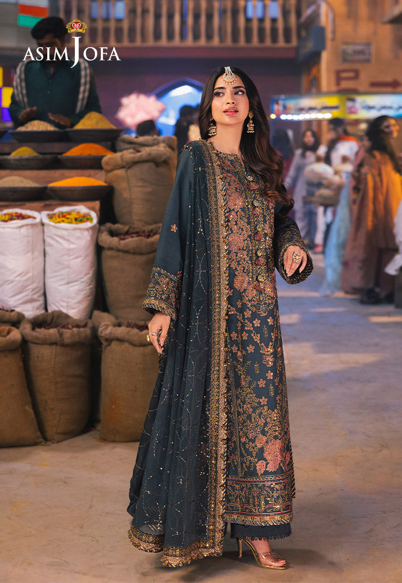 Asim Jofa | Chamkeli Formals 24 | AJKK-09 - Designer Dress - Maria Faisal
