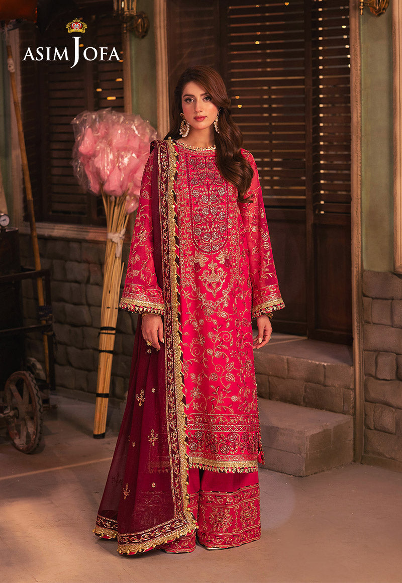 Asim Jofa | Chamkeli Formals 24 | AJKK-11 - Designer Dress - Maria Faisal