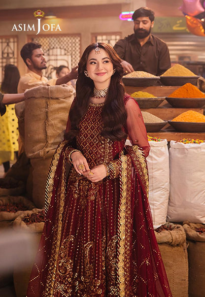 Asim Jofa | Chamkeli Formals 24 | AJKK-13 - Designer Dress - Maria Faisal