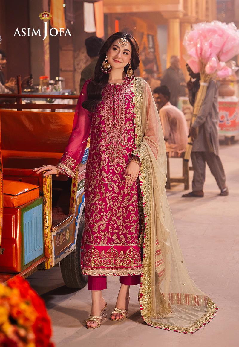 Asim Jofa | Chamkeli Formals 24 | AJKK-14 - Designer Dress - Maria Faisal